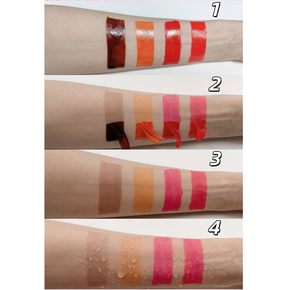 4-color Peel-off Lipstick Waterproof Matte Lip Stain Non-fading Custom Vegan