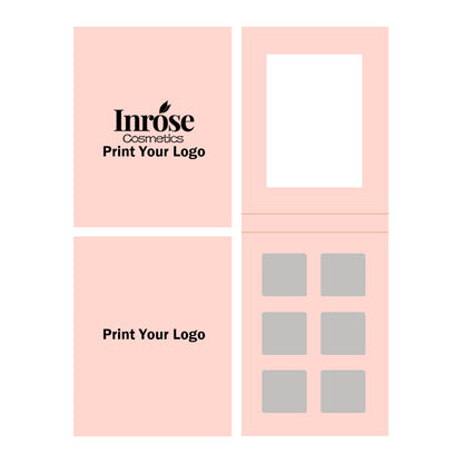 6 Color Diy Eyeshadow Palette Square Color 22mm High Pigmented Waterproof