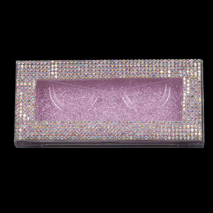 11 color diamond lash box pull-out rectangular eyelash packaging box