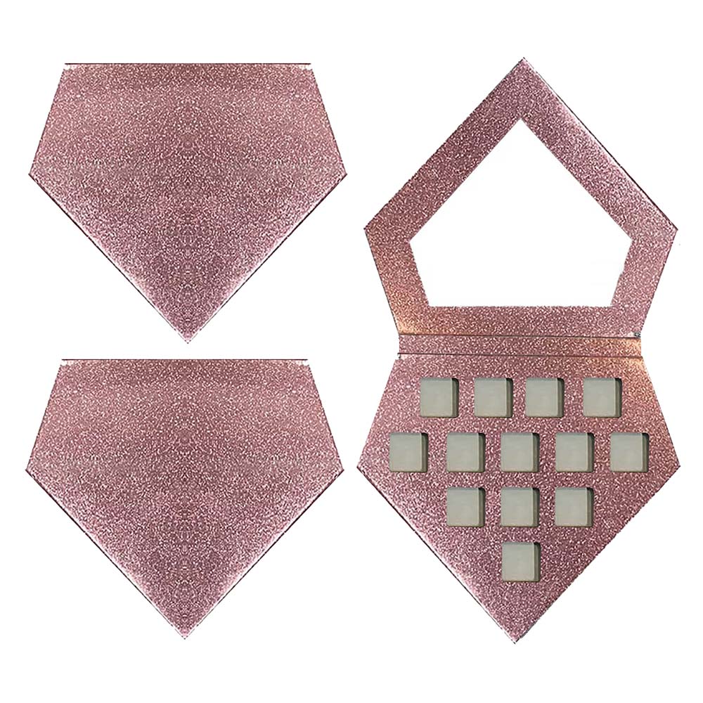 13 Color Diy Diamond Eyeshadow Palette Square Color 22Mm High Pigmented
