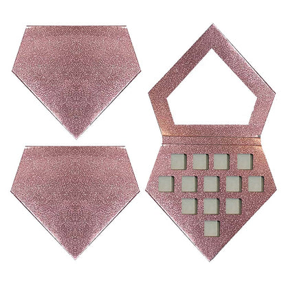 13 Color Diy Diamond Eyeshadow Palette Square Color 22Mm High Pigmented