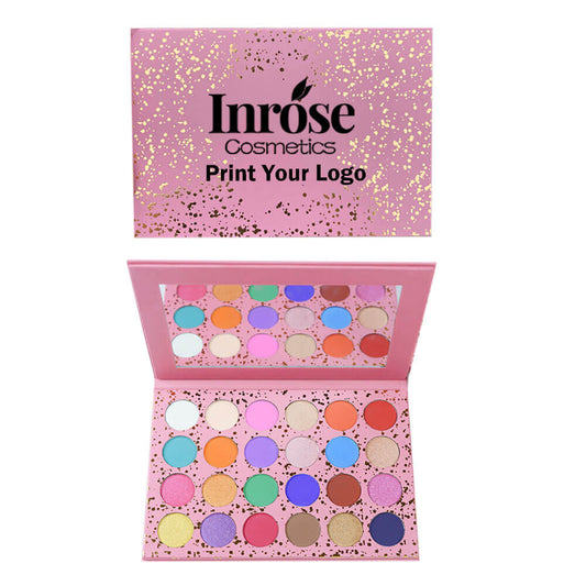 24 color eyeshadow palette pink colorful high pigmented