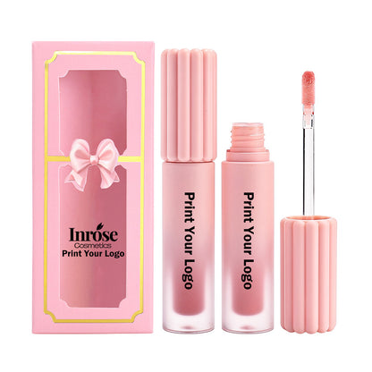 38-color Nude Liquid Lipstick OEM ODM Matte WaterProof Non-Sticky Vegan