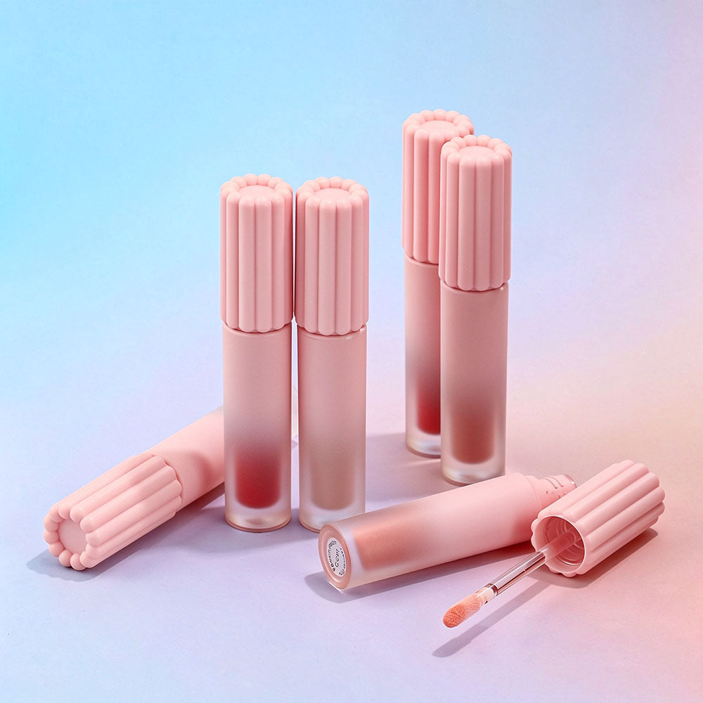 27-Color Lip Gloss Maple Brown Red Hydrating High Pigment Custom Logo