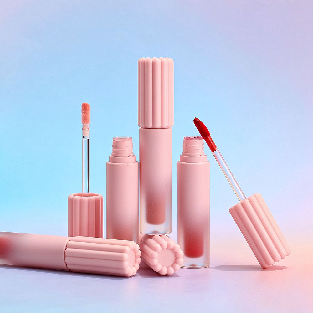 27-Color Lip Gloss Maple Brown Red Hydrating High Pigment Custom Logo