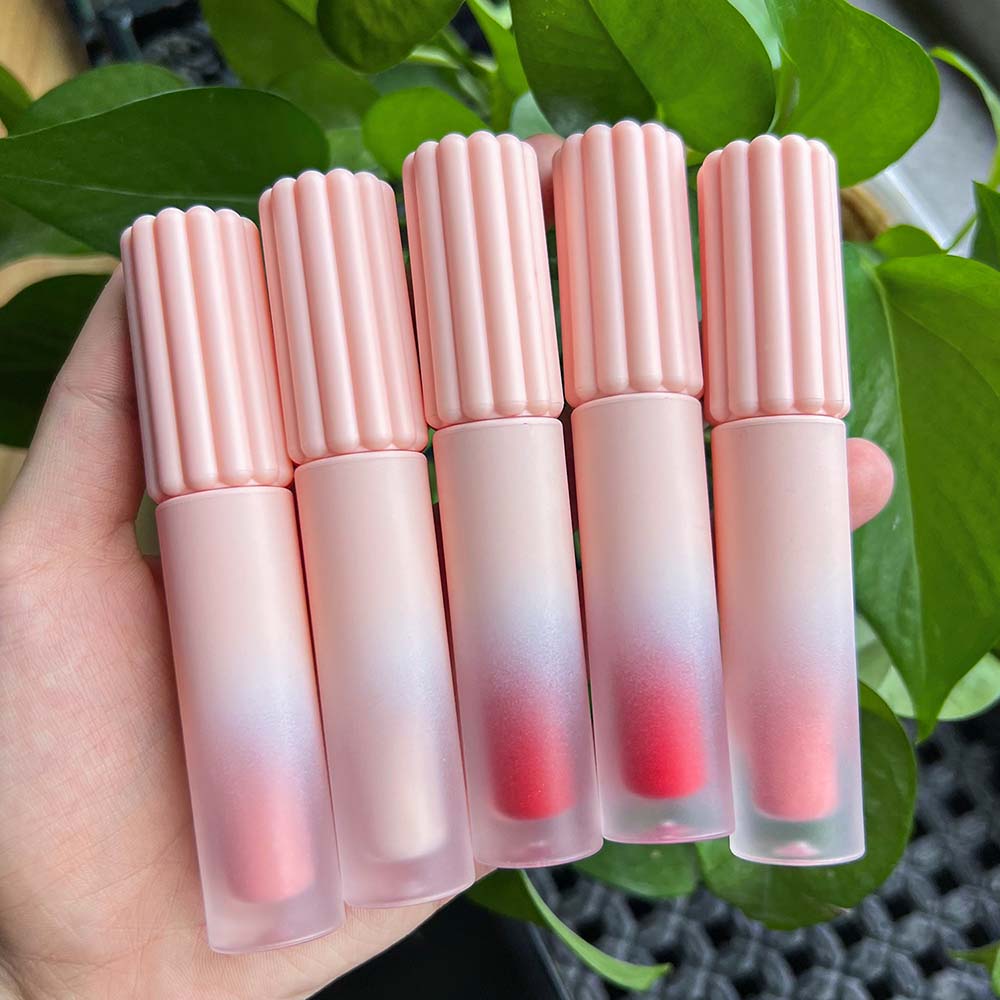 27-Color Lip Gloss Maple Brown Red Hydrating High Pigment Custom Logo