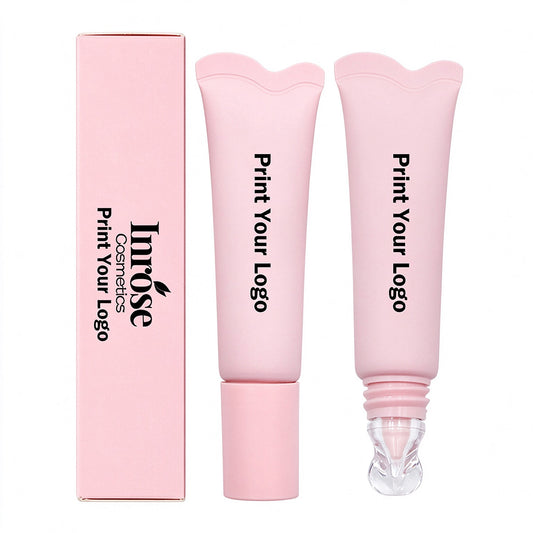 24 Color Peptide Lip Gloss Moisturizing Hydrating Lip Cream Squeeze Tube