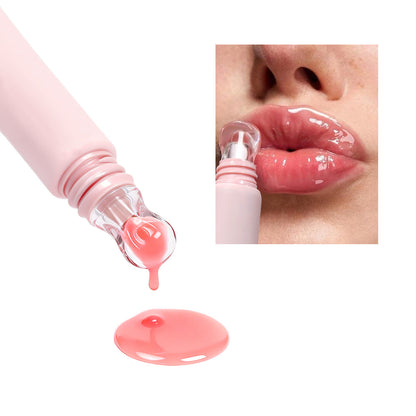 24 Color Peptide Lip Gloss Moisturizing Hydrating Lip Cream Squeeze Tube