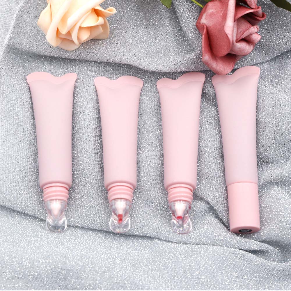 24 Color Peptide Lip Gloss Moisturizing Hydrating Lip Cream Squeeze Tube
