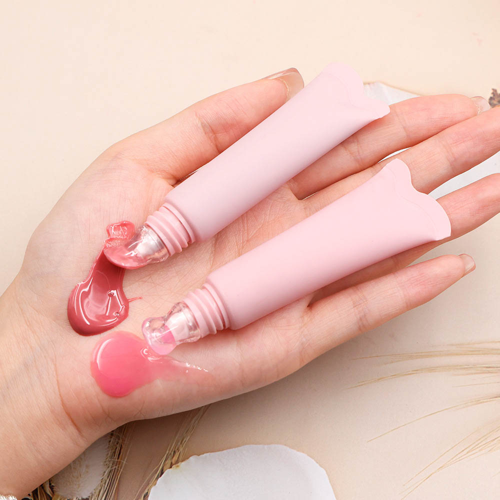 24 Color Peptide Lip Gloss Moisturizing Hydrating Lip Cream Squeeze Tube