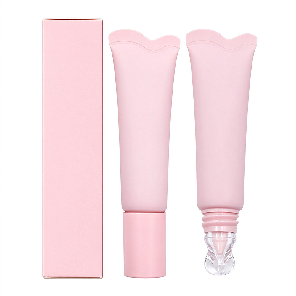 24 Color Peptide Lip Gloss Moisturizing Hydrating Lip Cream Squeeze Tube
