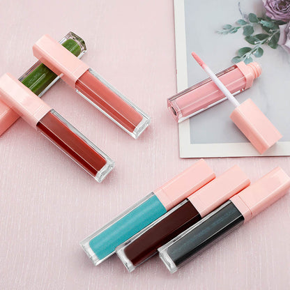 83 Color Nude Shimmer Lip Gloss Hydrating Lip Glaze Wholesale Vegan