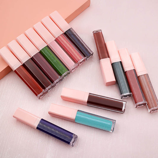 83 Color Nude Shimmer Lip Gloss Hydrating Lip Glaze Wholesale Vegan