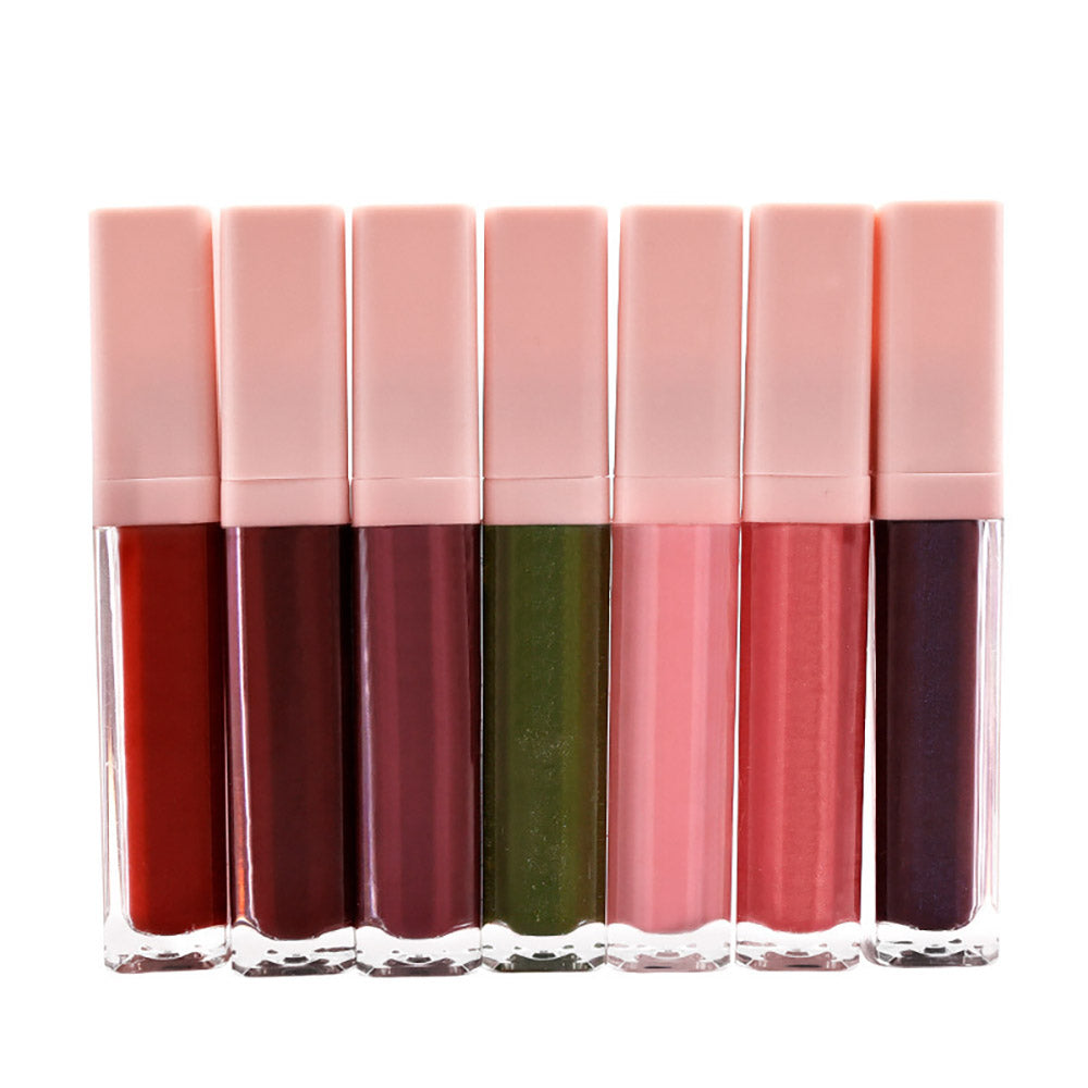 83 Color Nude Shimmer Lip Gloss Hydrating Lip Glaze Wholesale Vegan