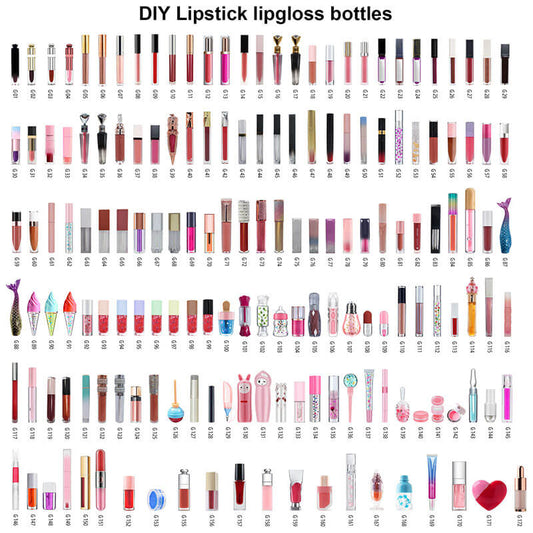 DIY your own matte lipstick nude lipgloss glitter lip gloss lip tint