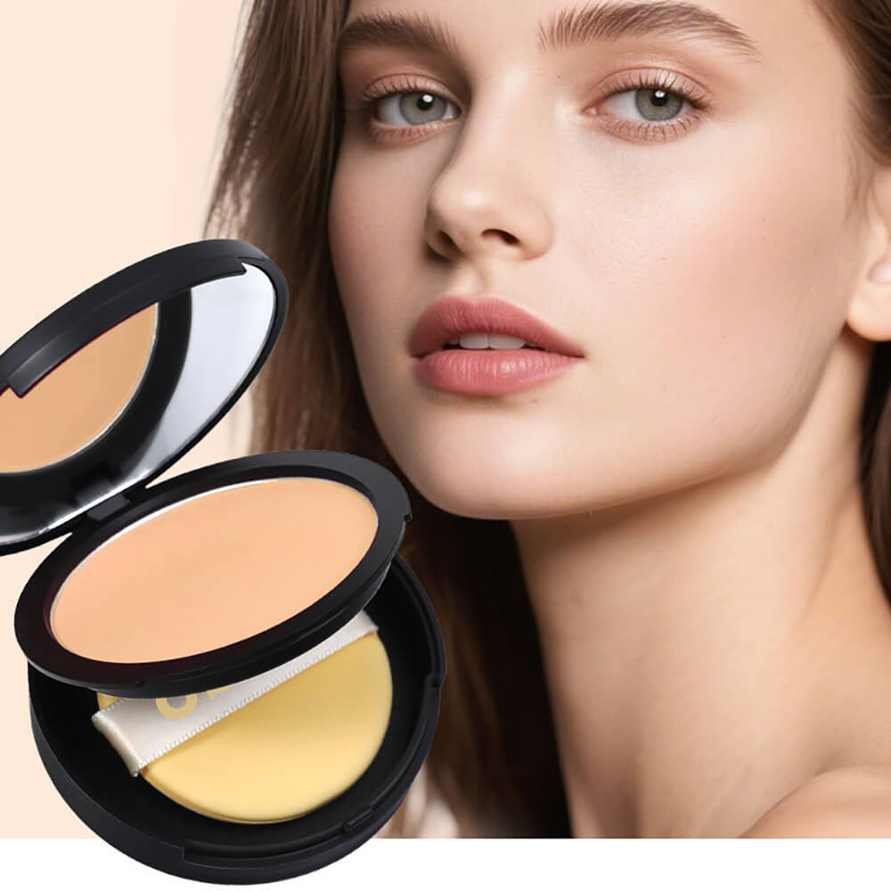 22-Shade Setting Powder Compact Conceal Oil-Control Long-Lasting Waterproof