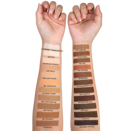 22-Shade Compact Setting Powder Conceal Waterproof Oil-Control Long-Lasting