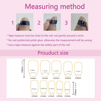 Christmas Nail Set Wearing Nails Press On Nails French Manicure Nail Art 24 Pcs