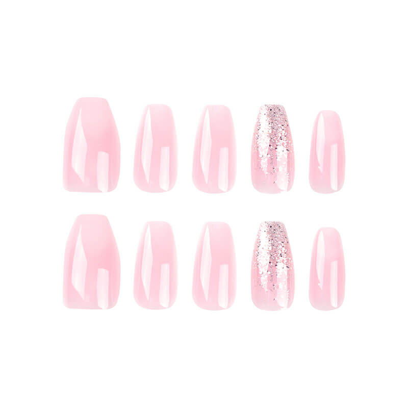 Manicure nails patches wearable nail glitter fake nail finished nails