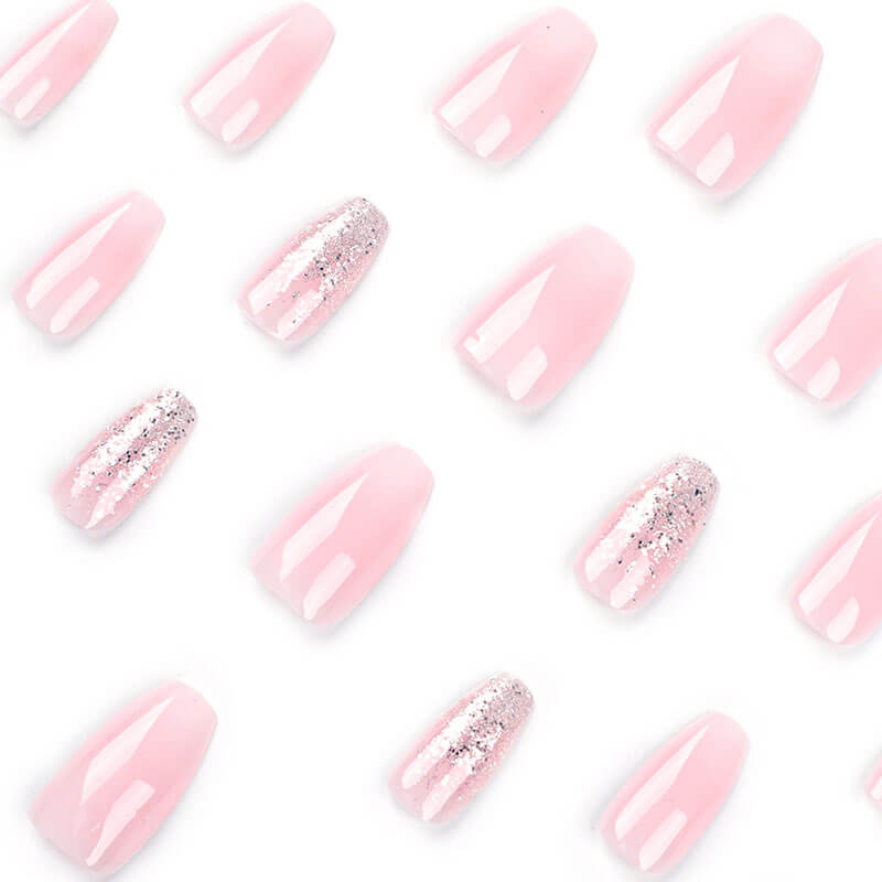 Manicure nails patches wearable nail glitter fake nail finished nails