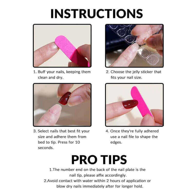 Reuseable press on nails fake nails butterfly diamond party 24pcs