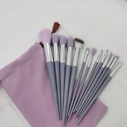 13 pcs makeup brush set beginner travel soft brushes portable