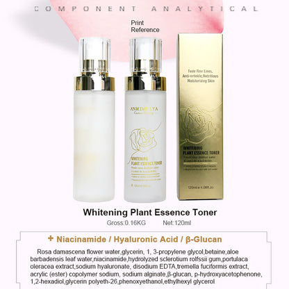 Bulgarian Rose Astringent Water Soothing Hydrating Moisturizing Damascus Rose Essence 120ml