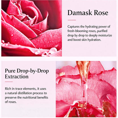 Bulgarian Rose Astringent Water Soothing Hydrating Moisturizing Damascus Rose Essence 120ml