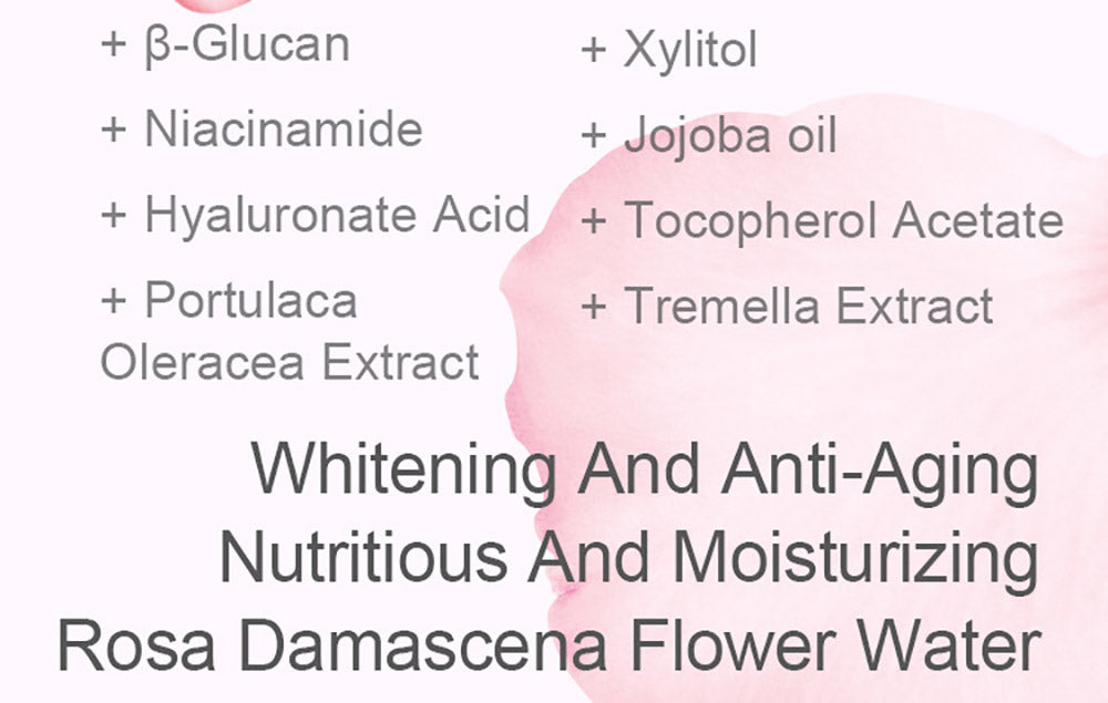 Bulgarian Rose Astringent Water Soothing Hydrating Moisturizing Damascus Rose Essence 120ml