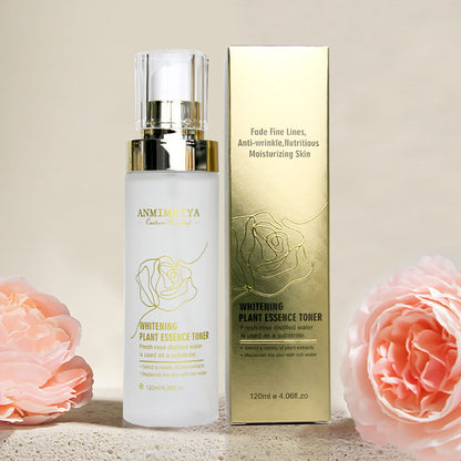 Bulgarian Rose Astringent Water Soothing Hydrating Moisturizing Damascus Rose Essence 120ml