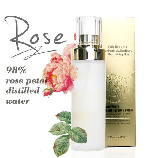 Bulgarian Rose Astringent Water Soothing Hydrating Moisturizing Damascus Rose Essence 120ml