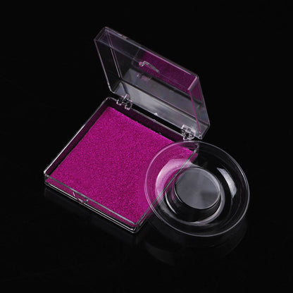 13 color square eyelash box empty packaging box thickened single pair