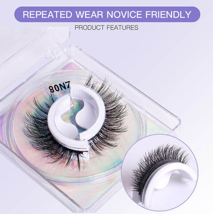 Self-adhesive eyelashes handmade false eyelash grafted lash natural