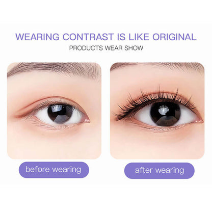 Self-adhesive eyelashes handmade false eyelash grafted lash natural