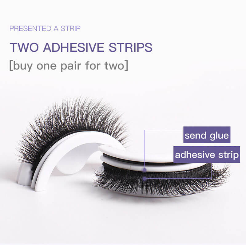 Self-adhesive eyelashes handmade false eyelash grafted lash natural