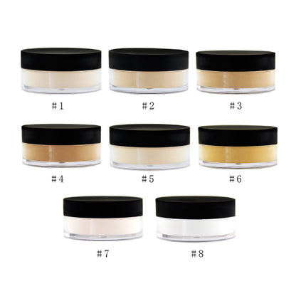 8 Color Loose Setting Powder Oil Control Long Lasting Flawless Private Label