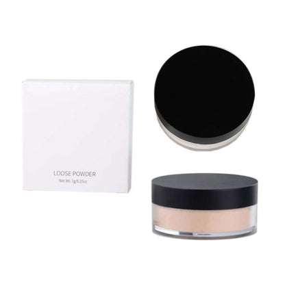 8 color loose setting powder face brighten oil control vegan
