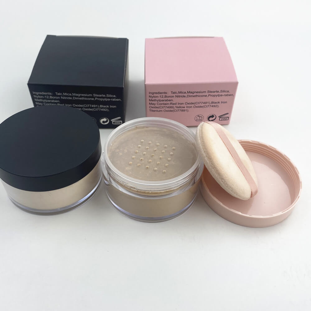 Poudre libre fixante longue tenue, 10 couleurs, contrôle du sébum 