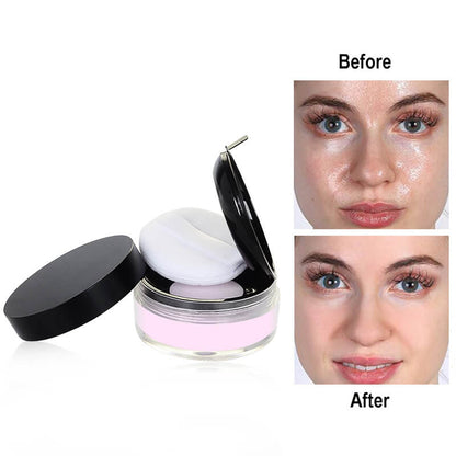 8 color loose setting powder face brighten oil control vegan