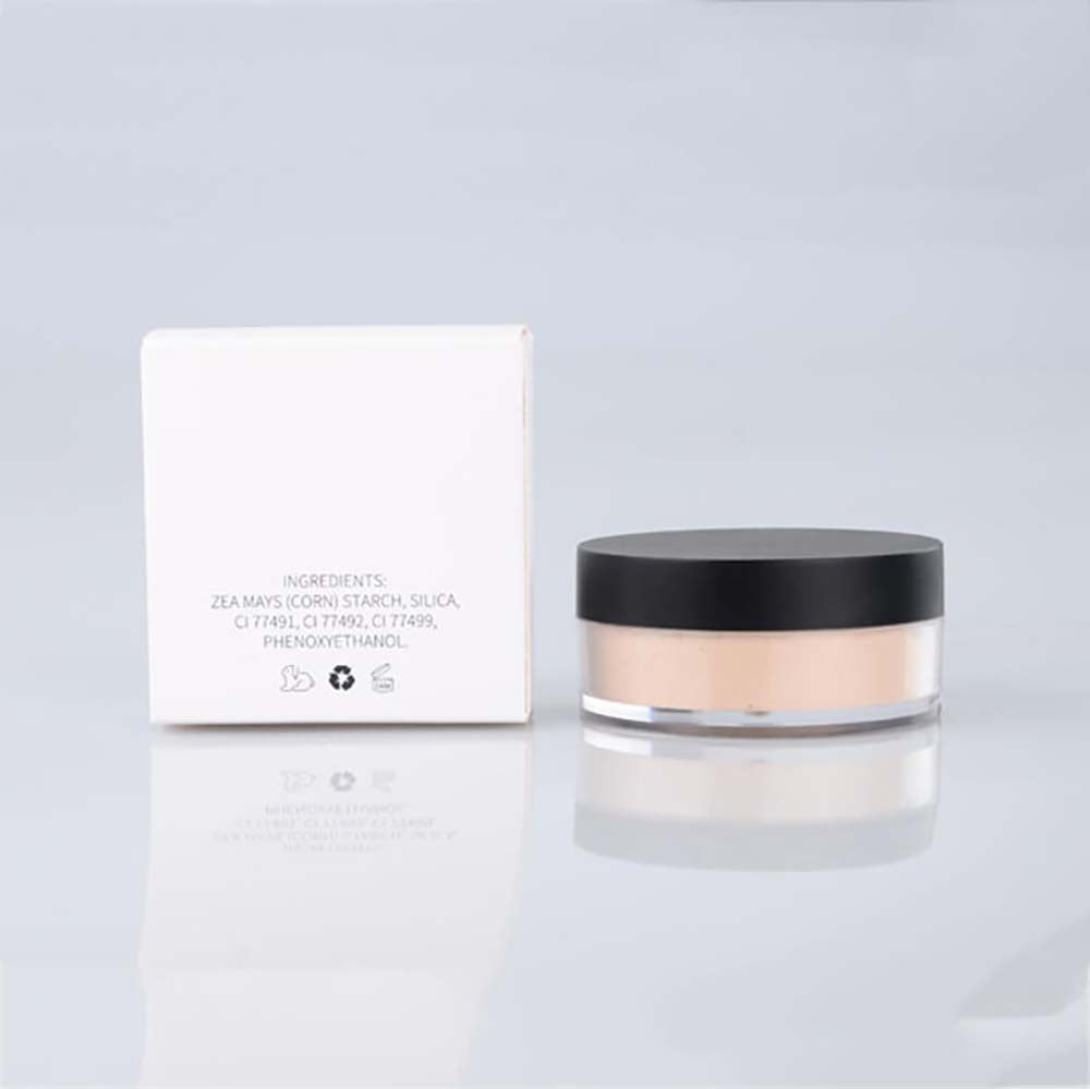 Poudre libre fixante 8 teintes, teint lumineux, contrôle du sébum, vegan 