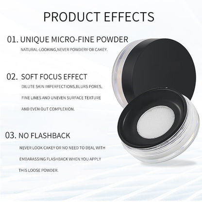 8 color loose setting powder face brighten oil control vegan