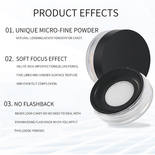 8 color loose setting powder face brighten oil control vegan