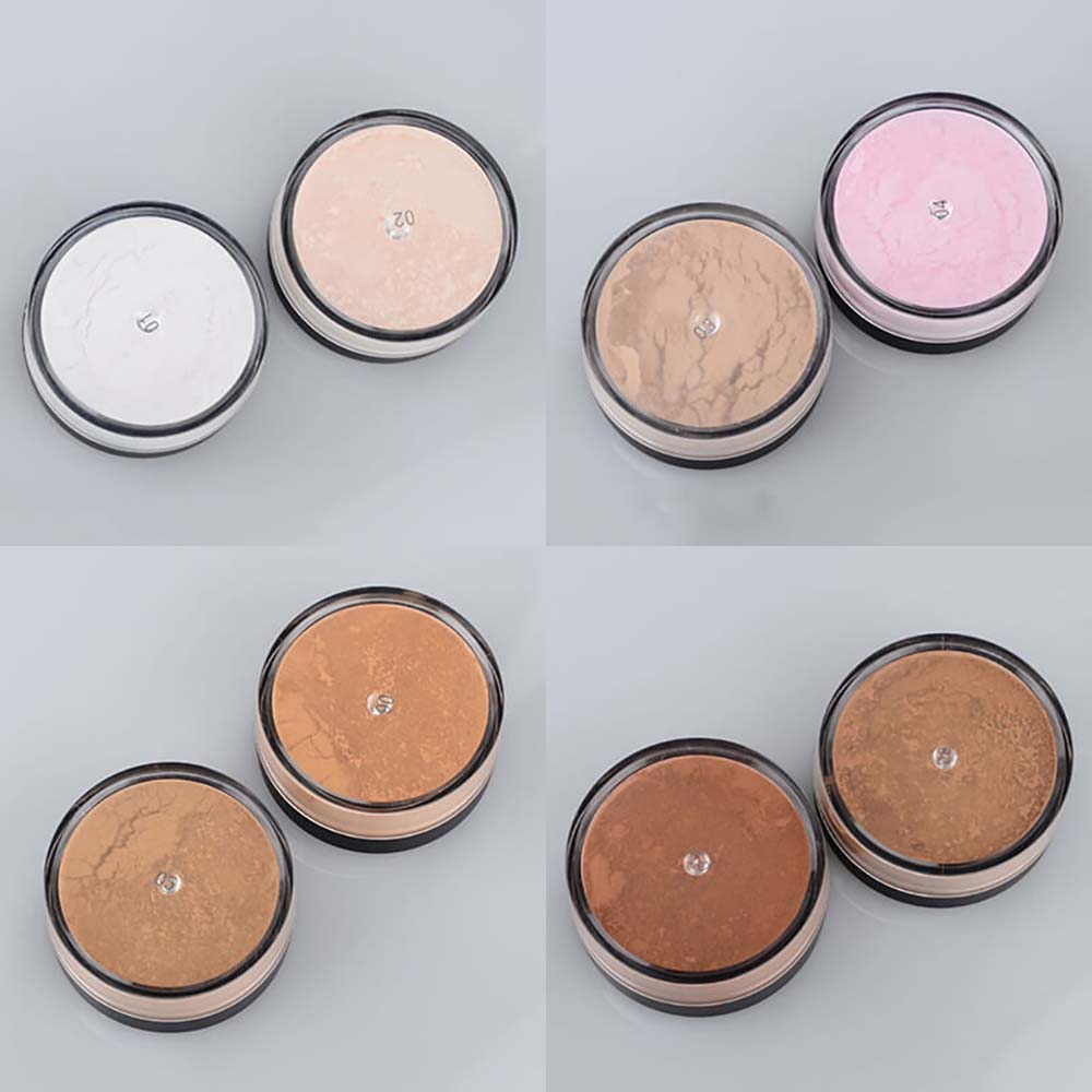 Poudre libre fixante 8 teintes, teint lumineux, contrôle du sébum, vegan 