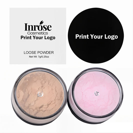 8 Color Loose Setting Powder Face Brighten Oil Control Natural Waterproof Vegan