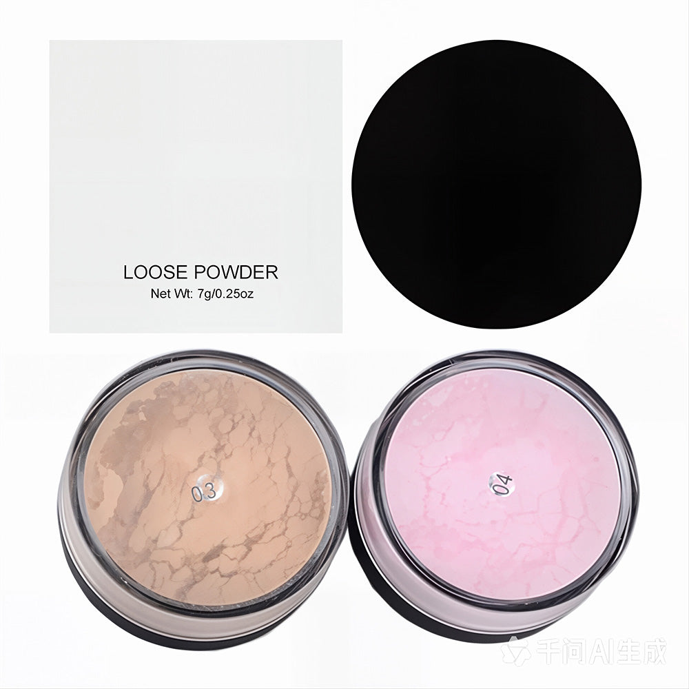 Poudre libre fixante 8 teintes, teint lumineux, contrôle du sébum, vegan 