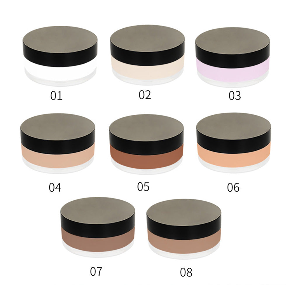 Poudre libre fixante 8 teintes, teint lumineux, contrôle du sébum, vegan 