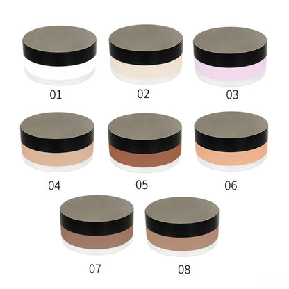 Poudre libre fixante 8 teintes, teint lumineux, contrôle du sébum, vegan 