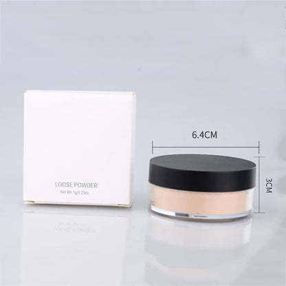 Poudre libre fixante 8 teintes, teint lumineux, contrôle du sébum, vegan 