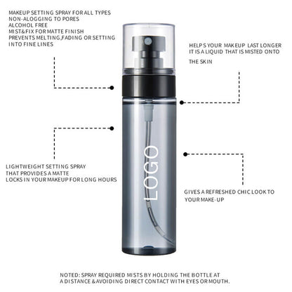 Setting spray oil control makeup water long lasting vegan 100ml