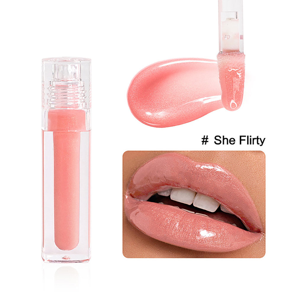 11 Shades Shimmer Lip Gloss Plumping Lip Glaze Moisturizing Non-sticky